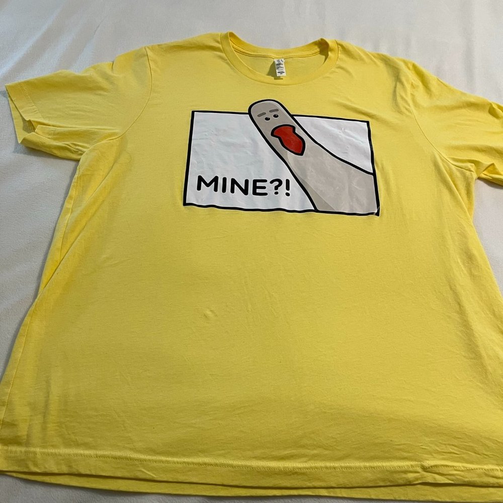 Yellow Disney Finding Nemo Mine Seagull T-Shirt Size 2XL